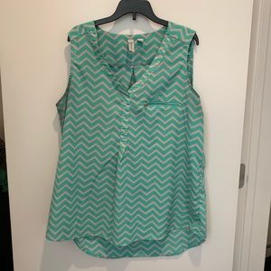 Dressy sleeveless top